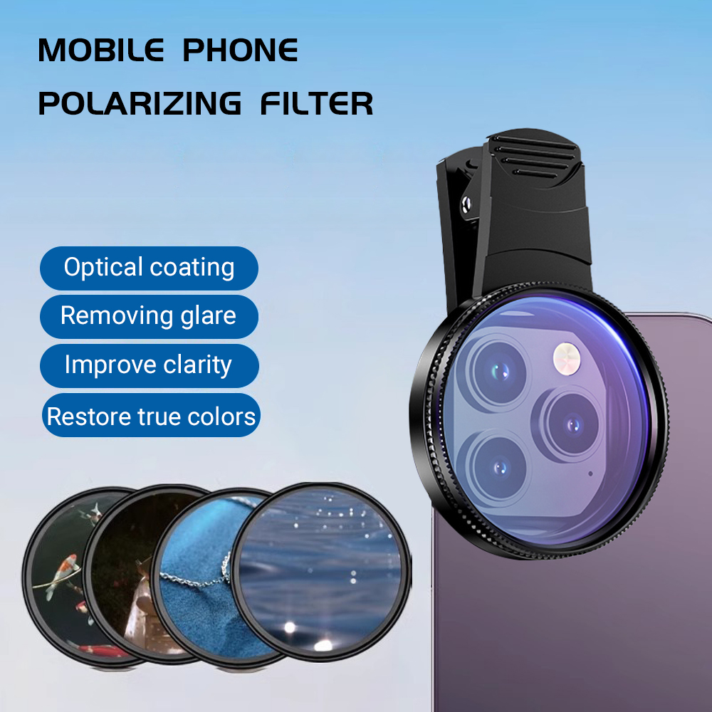 Mobile Electronics Gadgets - 52MM 휴대폰 렌즈 범용 편광판 카메라(클립