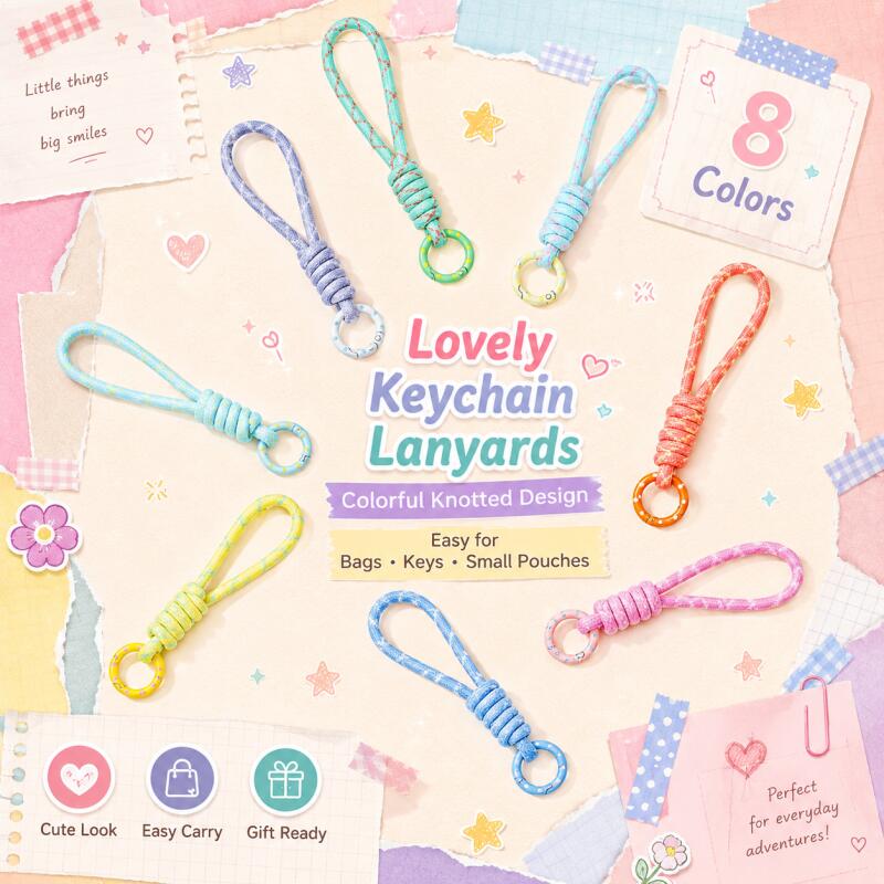 Mobile Electronics Gadgets - 2~5pcs 다채로운 땋은 키체인 휴대폰 끈