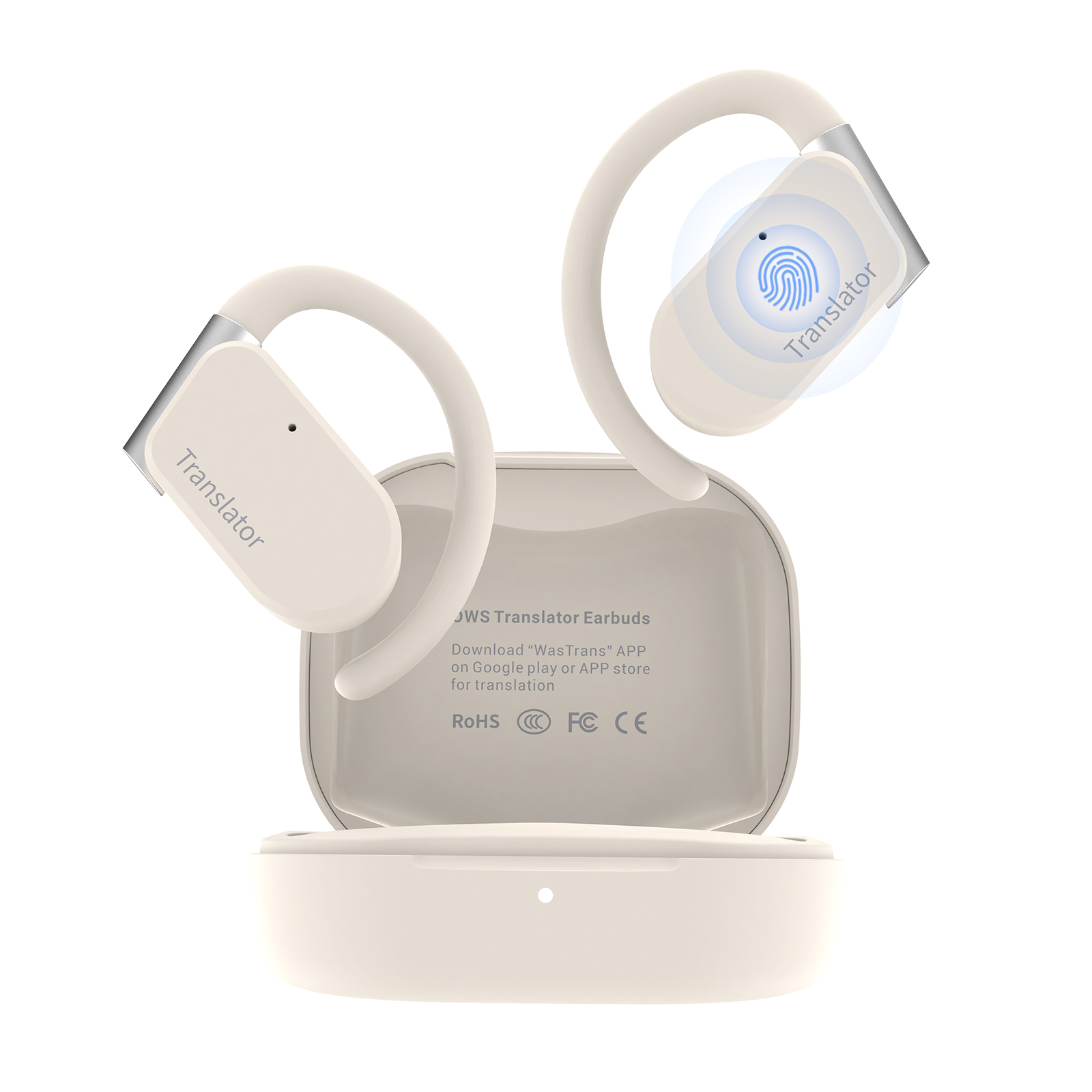 Portable Translator Device - Wooask M9 번역기 이어버드, 양방향 실시간