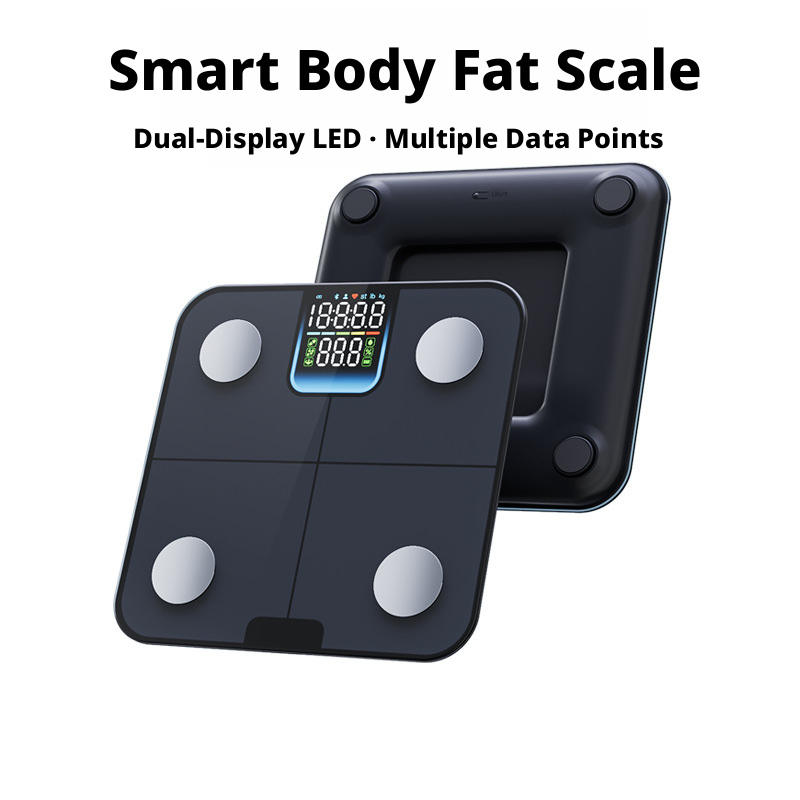 Body Fat Scale Smart - 최고급 180kg 396lb 인체용 강화유리 무선