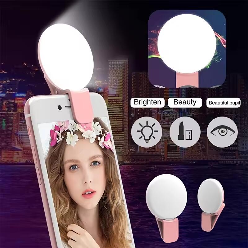 Mobile Electronics Gadgets - 휴대용 LED 라이트 휴대폰 미니 셀카