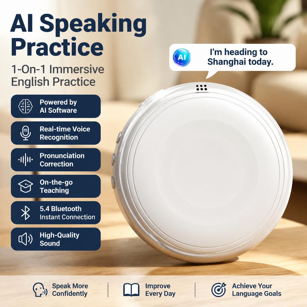 Portable Translator Device - AI 스마트 번역기 웨어러블 실시간 133개