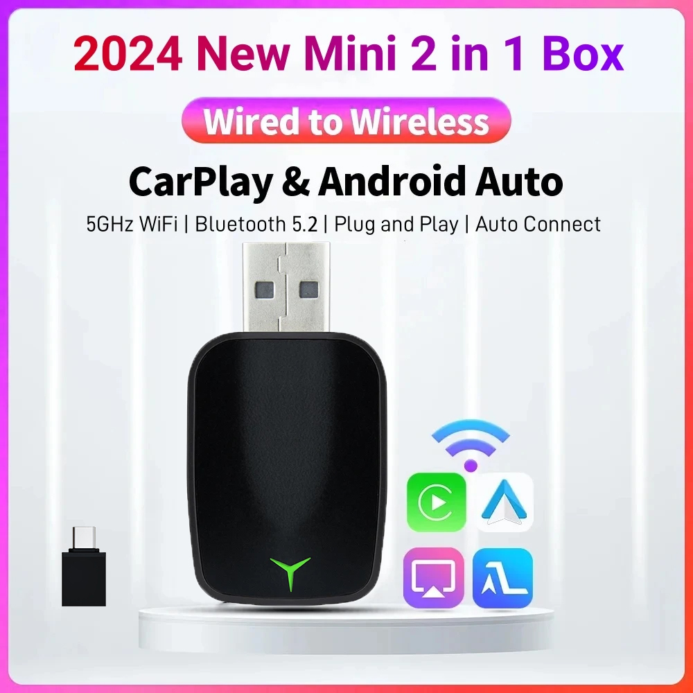 Gadgets For Electronics - 새로운 유선 무선 Carplay 안드로이드 2