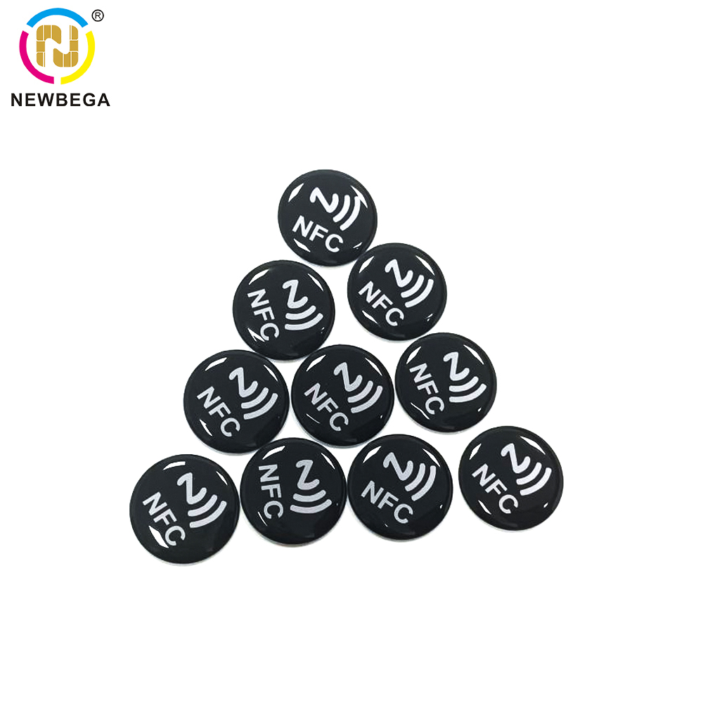 13.56Mhz 블랙 NFC 216 에폭시 카드 재기록 - Nfc Tag Programmable 리뷰 및 가격