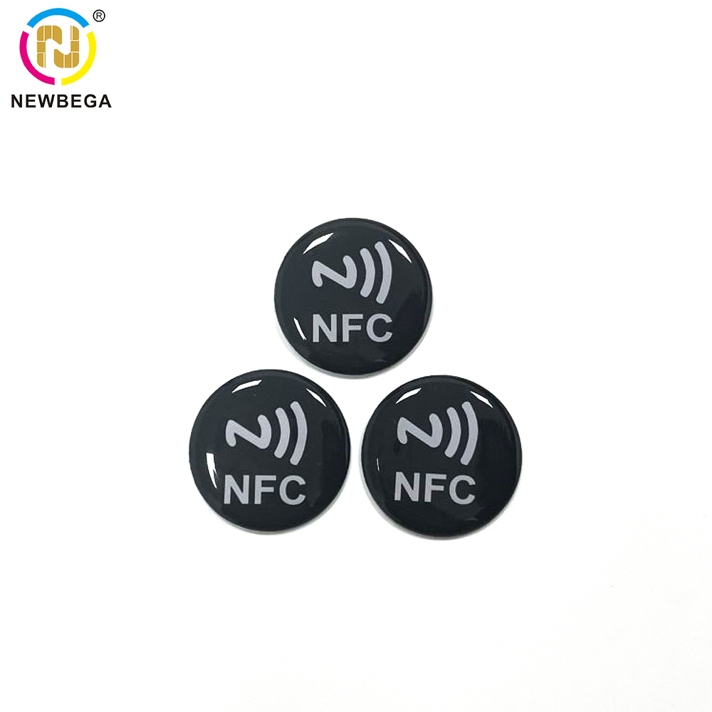 13.56Mhz 블랙 NFC 216 에폭시 카드 재기록 - Nfc Tag Programmable 리뷰 및 가격