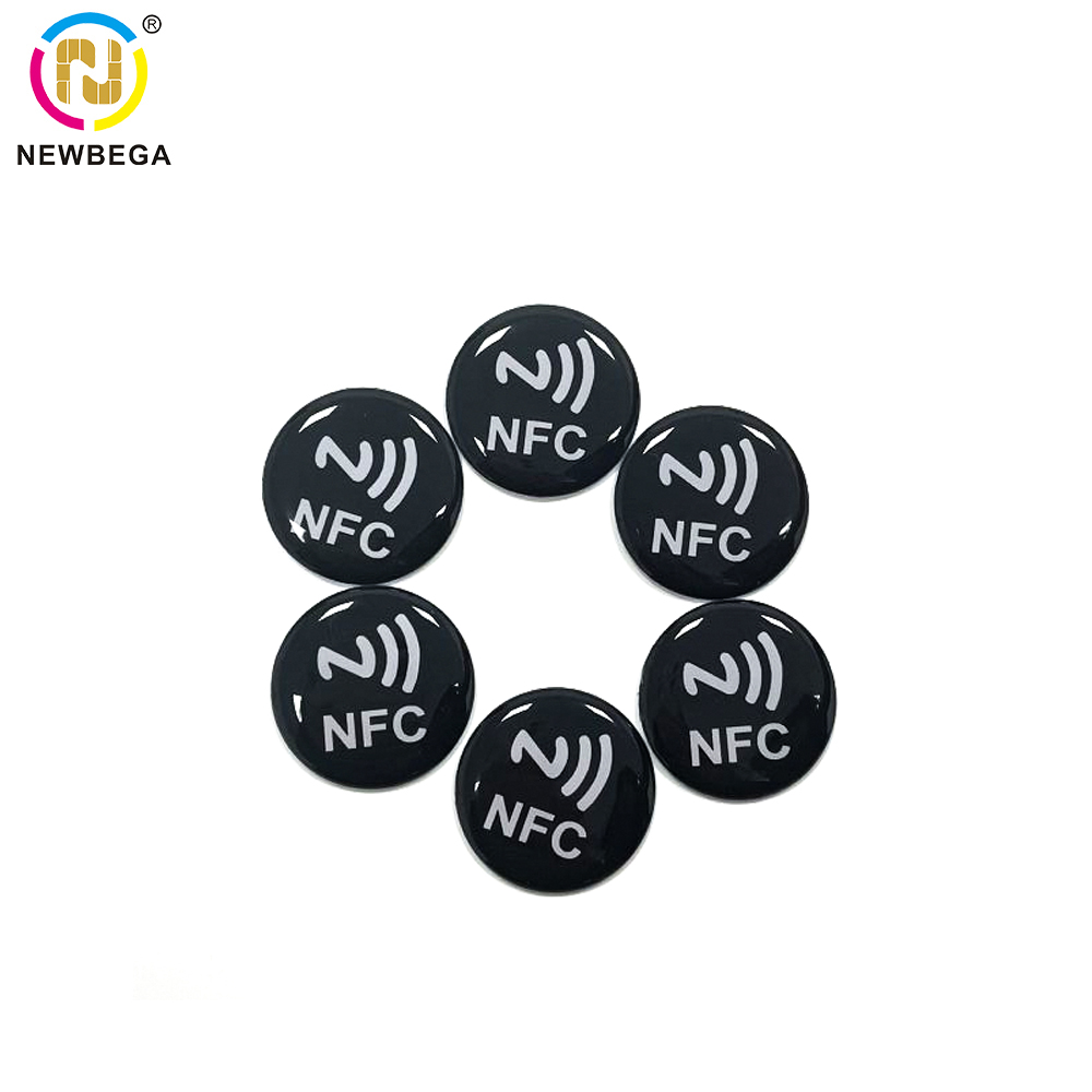 13.56Mhz 블랙 NFC 216 에폭시 카드 재기록 - Nfc Tag Programmable 리뷰 및 가격