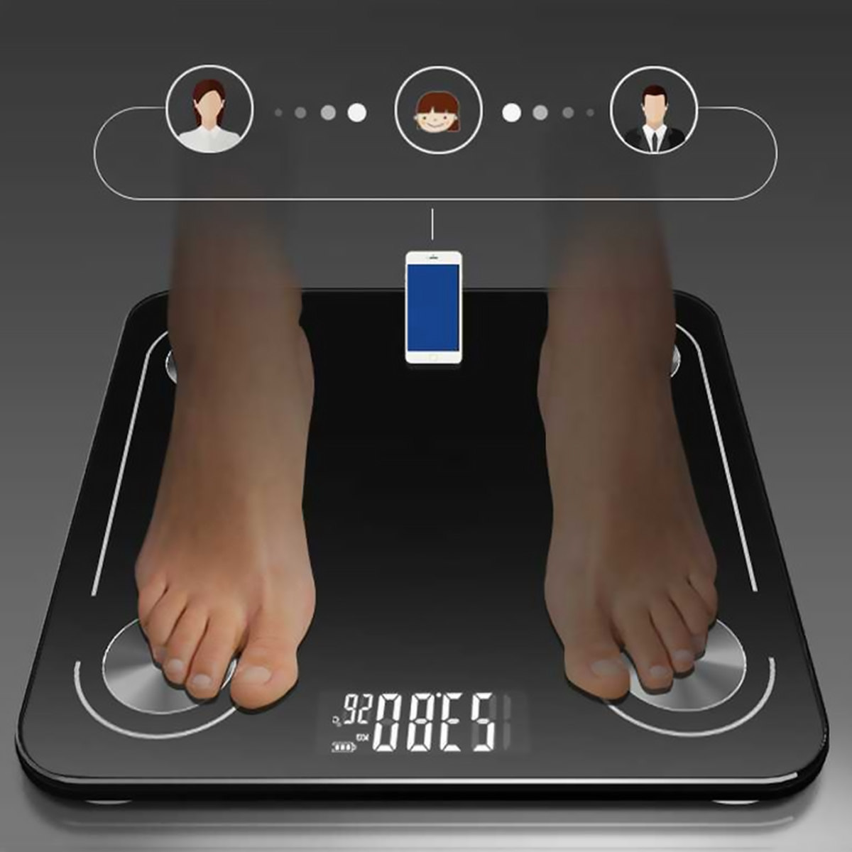 지능형 체지방 측정기 강화유리 플랫폼 LED 디스플레이 - Body Fat Scale Smart 리뷰 및 가격