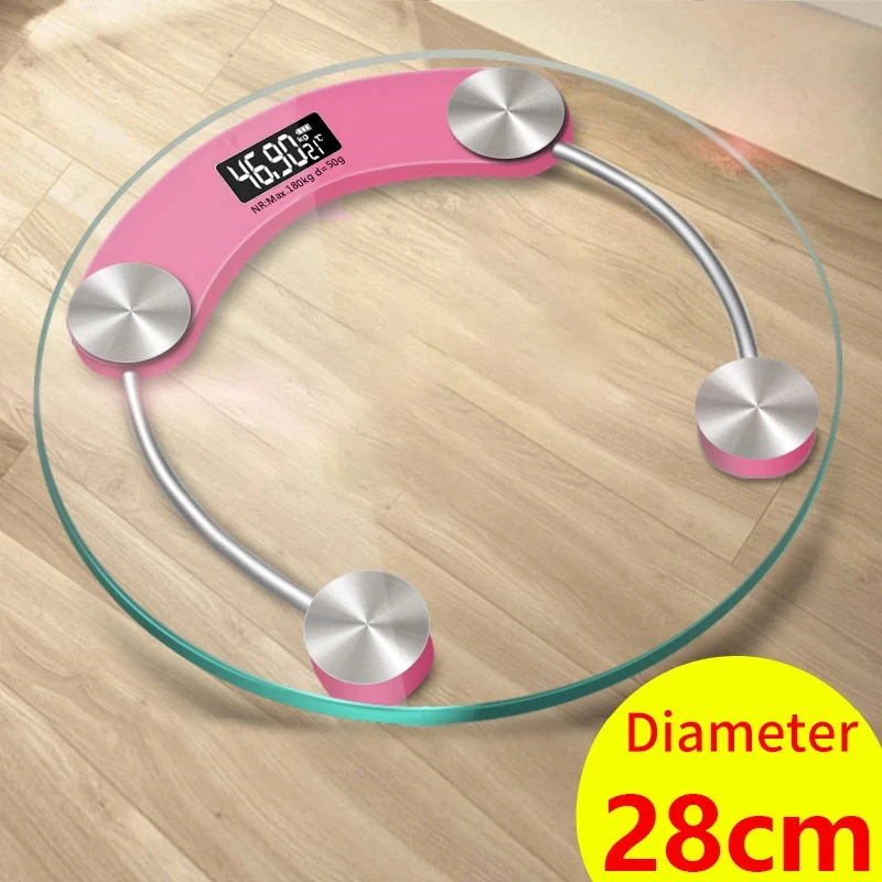 패션 원형 체중계 LCD 디스플레이 체중계 투명 유리  - Body Fat Scale Smart 리뷰 및 가격