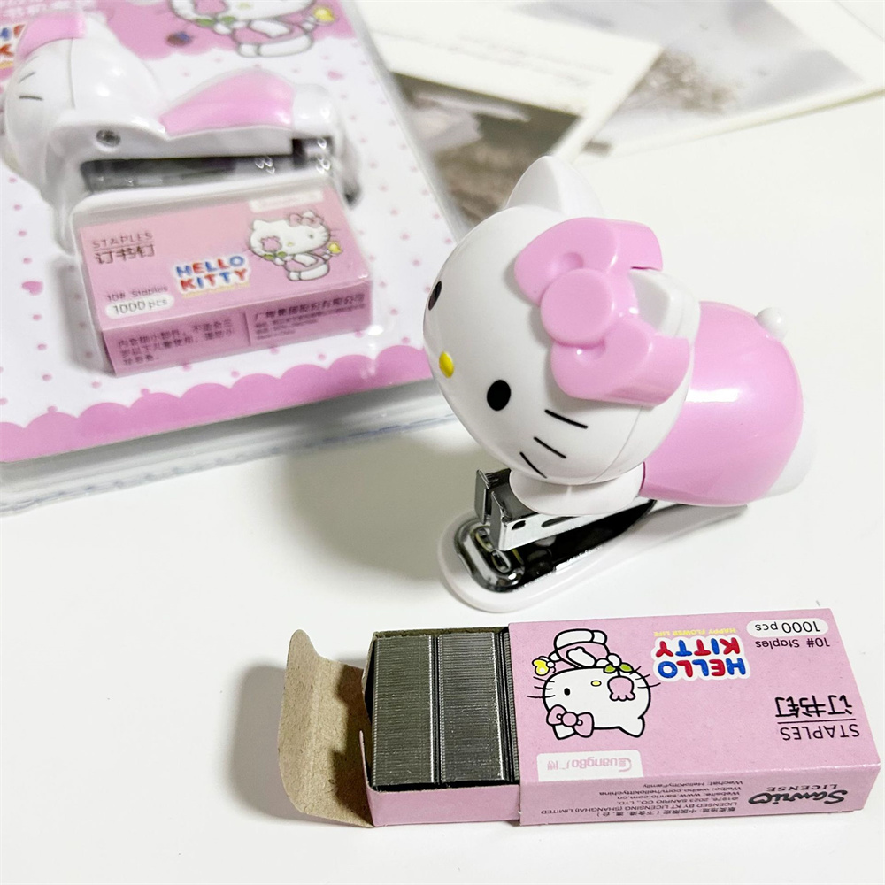 정품 산리오 애니메이션 스테이플러 세트 헬로 키티 휴대 - Portable Translator Device 리뷰 및 가격