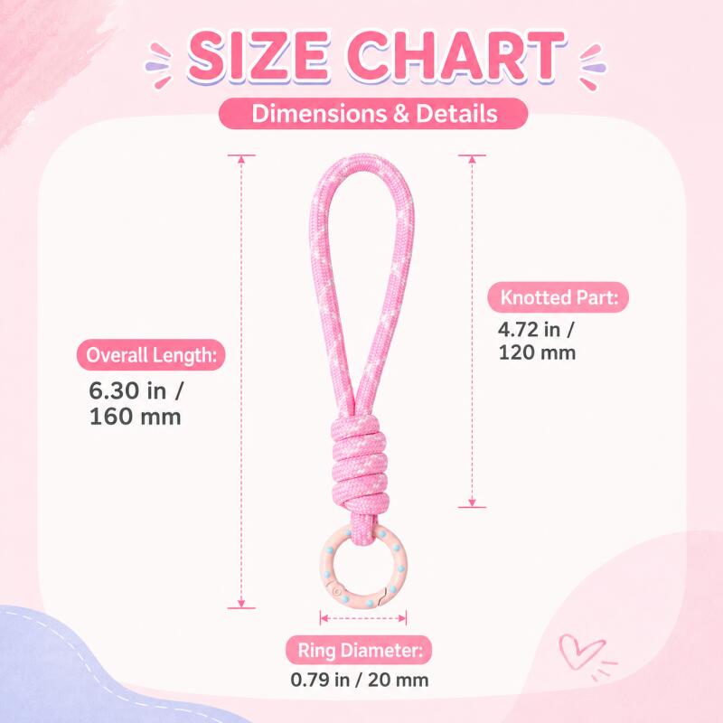 2~5pcs 다채로운 땋은 키체인 휴대폰 끈 분실 방지 - Mobile Electronics Gadgets 리뷰 및 가격