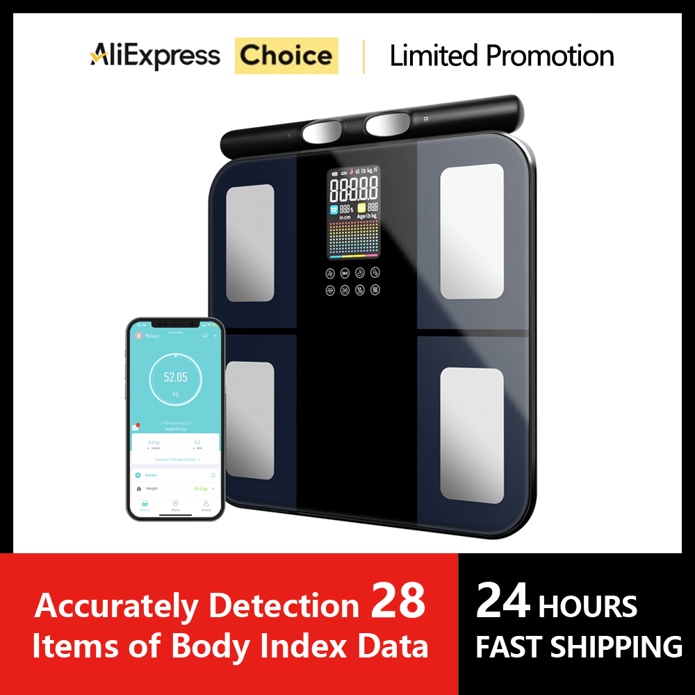 스마트 디지털 체성분 측정기 바이오임피던스 체지방 체중 - Body Fat Scale Smart 리뷰 및 가격