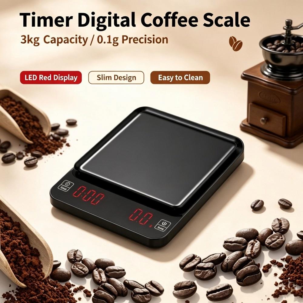 3kg/0.1g 고정밀 디지털 커피 저울, LED 휴대 - Electronics & Gadgets Starting With V 리뷰 및 가격