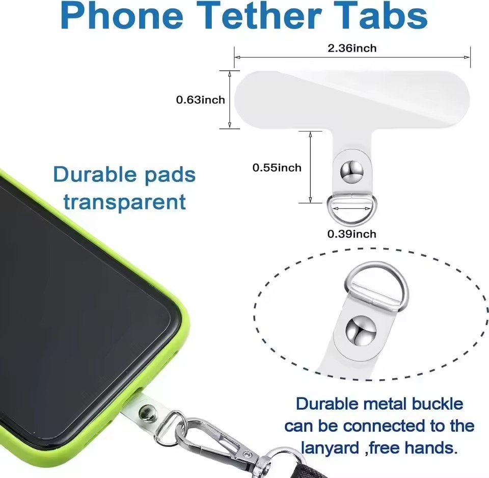 범용 투명 탈부착 가능 폰 랜야드 클립 카드 손목 스트 - Mobile Electronics Gadgets 리뷰 및 가격