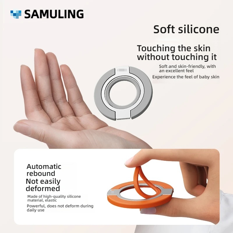 양면 자석 실리콘 손가락 링 폰 홀더 휴대폰 액세서리  - Mobile Electronics Gadgets 리뷰 및 가격