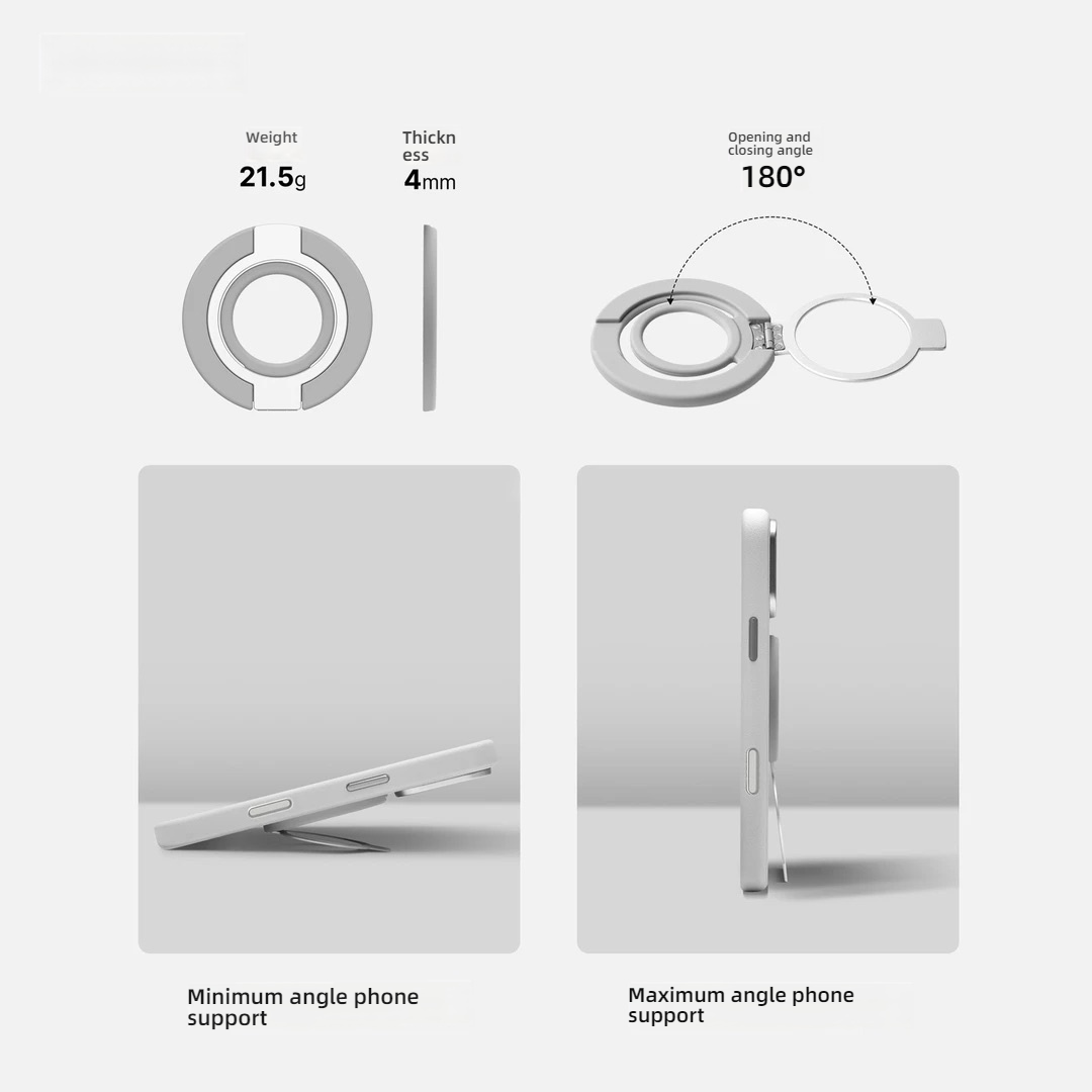 양면 자석 실리콘 손가락 링 폰 홀더 휴대폰 액세서리  - Mobile Electronics Gadgets 리뷰 및 가격