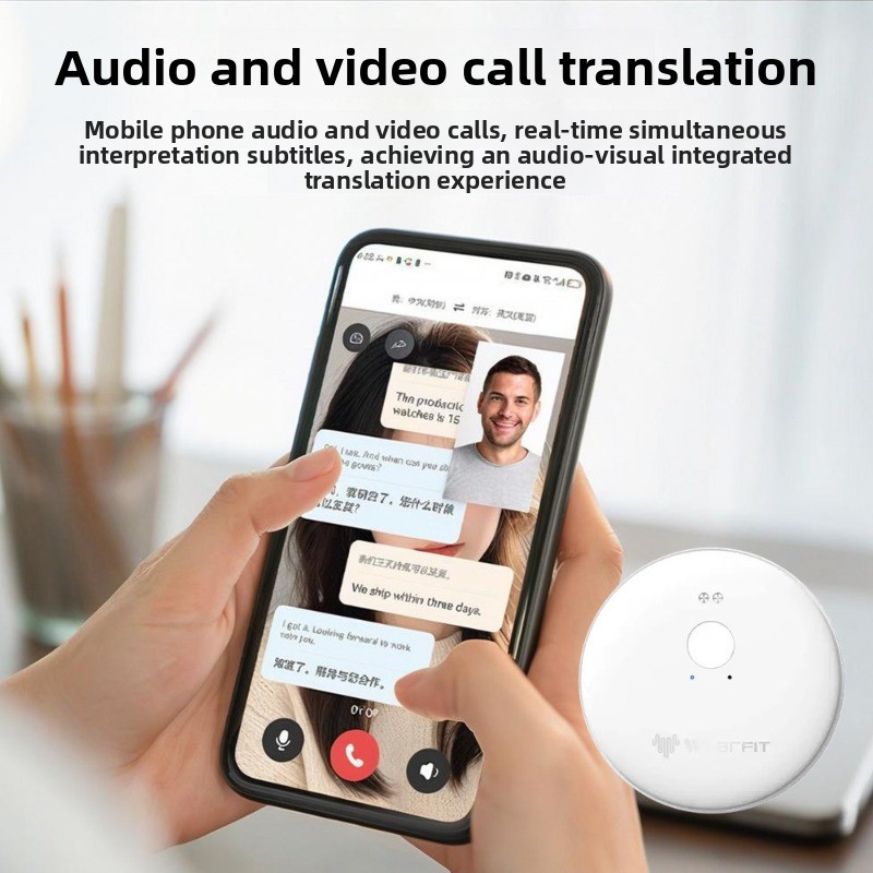 스마트 자석식 백클립 AI 번역기, 동시 통역 및 앱  - Portable Translator Device 리뷰 및 가격
