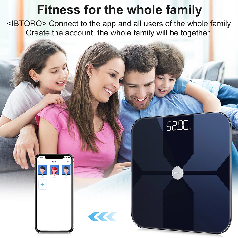 체지방 스케일 Wifi 홈 정밀 지능형 전자 지방 측정 - Body Fat Scale Smart 리뷰 및 가격