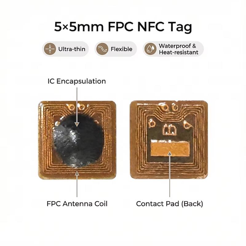 1/5/10PCS 프로그래밍 가능한 5*5mm 마이크로 - Nfc Tag Programmable 리뷰 및 가격