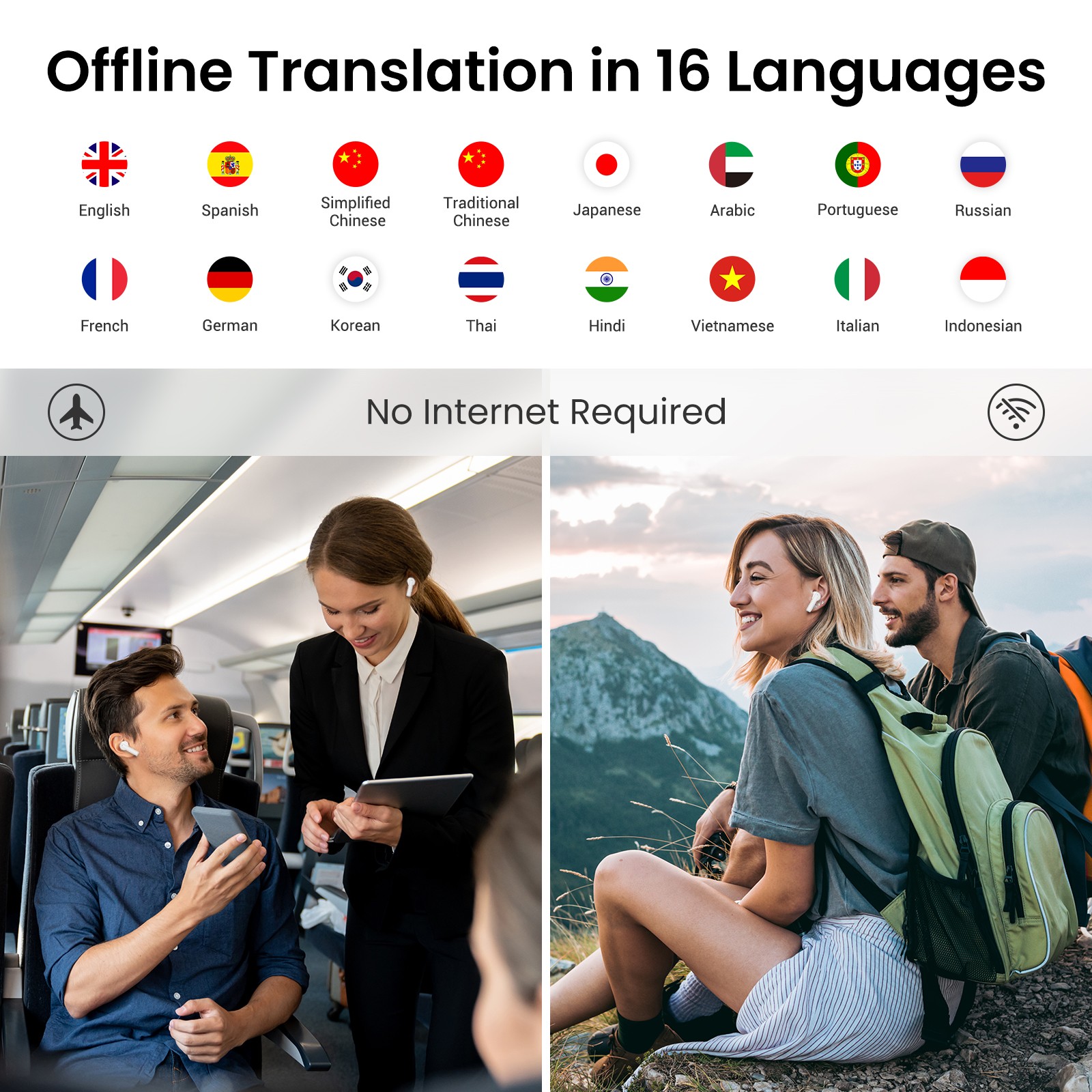 Wooask [A8] 번역기 이어버드, Chatgpt  - Portable Translator Device 리뷰 및 가격