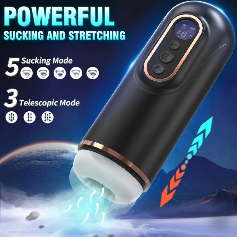 텔레스코픽 가열식 남성용 자위컵 구강성교 머신 포켓 질 - Electronics Gadgets For Women 리뷰 및 가격
