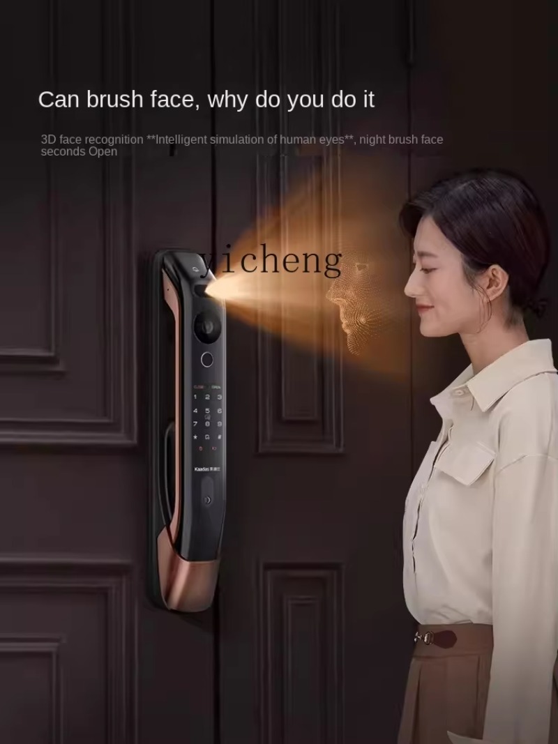 C19- 페이스 캣아이 스마트 도어락 지문 비밀번호 전 - Electronics & Gadgets Starting With V 리뷰 및 가격