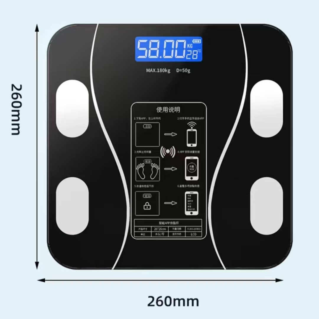 USB 지능형 정밀 체지방 측정기 소형 전자 저울 가정 - Body Fat Scale Smart 리뷰 및 가격